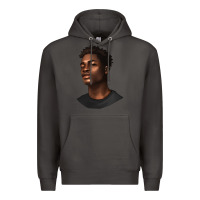 Smoke afro man Premium Hoodie - texasbilliewilder
