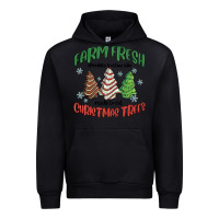 Black farm fresh christmas trees Urban Hoodie - MaliasSmallBusiness
