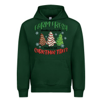 Forest Green farm fresh christmas trees Urban Hoodie - MaliasSmallBusiness