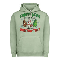 Pigment Oil Green farm fresh christmas trees Urban Hoodie - MaliasSmallBusiness