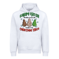 White farm fresh christmas trees Urban Hoodie - MaliasSmallBusiness