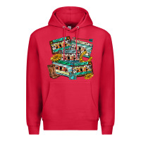 Cardinal 90s country casette tapes Premium Hoodie - texasbilliewilder