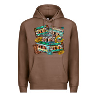 Chestnut 90s country casette tapes Premium Hoodie - texasbilliewilder