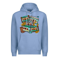 Colony Blue 90s country casette tapes Premium Hoodie - texasbilliewilder
