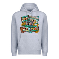 Heather Grey 90s country casette tapes Premium Hoodie - texasbilliewilder