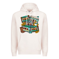 Pale Pink 90s country casette tapes Premium Hoodie - texasbilliewilder