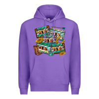 Purple 90s country casette tapes Premium Hoodie - texasbilliewilder