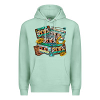 Seafoam 90s country casette tapes Premium Hoodie - texasbilliewilder