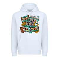 White 90s country casette tapes Premium Hoodie - texasbilliewilder