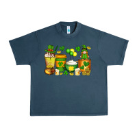 Midnight Navy st patrick's day coffee cups with gnome Urban Heavy Tee - Artiststas
