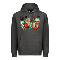 Charcoal Heather german shepherd black and grey cat coffee cups Premium Hoodie - Zillion Design Studio