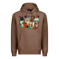 Chestnut german shepherd black and grey cat coffee cups Premium Hoodie - Zillion Design Studio