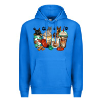 True Royal german shepherd black and grey cat coffee cups Premium Hoodie - Zillion Design Studio
