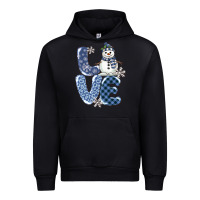 Foreset Green love snowman Urban Hoodie - MaliasSmallBusiness