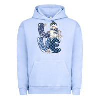 Pigment Grape Ice love snowman Urban Hoodie - MaliasSmallBusiness