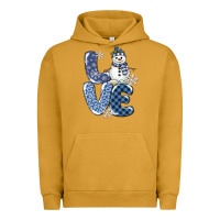 Pigment Peanut Butter love snowman Urban Hoodie - MaliasSmallBusiness