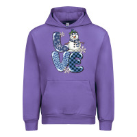 Tulip love snowman Urban Hoodie - MaliasSmallBusiness