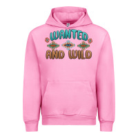 Fuchsia Pink wanted and wild Urban Hoodie - MaliasSmallBusiness