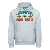 Heather Grey wanted and wild Urban Hoodie - MaliasSmallBusiness
