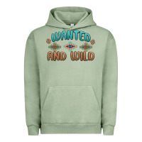 Pigment Oil Green wanted and wild Urban Hoodie - MaliasSmallBusiness