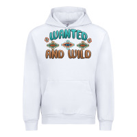 White wanted and wild Urban Hoodie - MaliasSmallBusiness