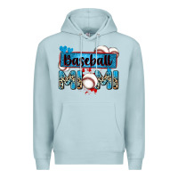 Blue Mist baseball mimi with leopard Premium Hoodie - Zillion Design Studio