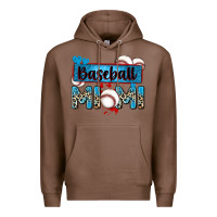 Chestnut baseball mimi with leopard Premium Hoodie - Zillion Design Studio