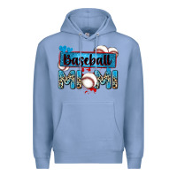 Colony Blue baseball mimi with leopard Premium Hoodie - Zillion Design Studio