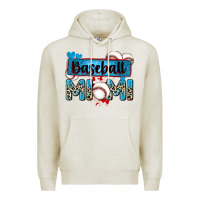 Oatmeal Heather baseball mimi with leopard Premium Hoodie - Zillion Design Studio