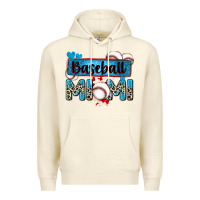 Sandshell baseball mimi with leopard Premium Hoodie - Zillion Design Studio