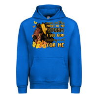 Cobalt even in the midst of my storm i see god Urban Hoodie - MaliasSmallBusiness