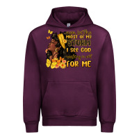 Mauve Wine even in the midst of my storm i see god Urban Hoodie - MaliasSmallBusiness