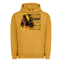 Pigment Peanut Butter even in the midst of my storm i see god Urban Hoodie - MaliasSmallBusiness