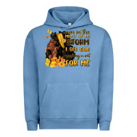 Pigment Pebble Blue even in the midst of my storm i see god Urban Hoodie - MaliasSmallBusiness
