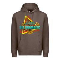 Coffee a little bit dramatic Premium Hoodie - texasbilliewilder
