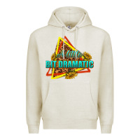 Oatmeal Heather a little bit dramatic Premium Hoodie - texasbilliewilder