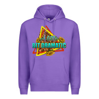 Purple a little bit dramatic Premium Hoodie - texasbilliewilder
