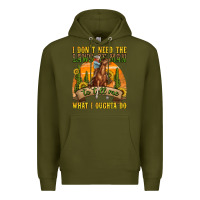 Army Green western rodeo Premium Hoodie - texasbilliewilder