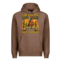 Chestnut western rodeo Premium Hoodie - texasbilliewilder