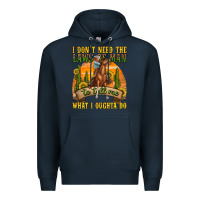 Navy western rodeo Premium Hoodie - texasbilliewilder