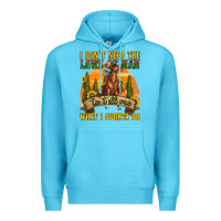 Ocean Blue western rodeo Premium Hoodie - texasbilliewilder