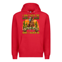 Red western rodeo Premium Hoodie - texasbilliewilder