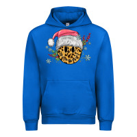 Cobalt leopard smiley face Urban Hoodie - MaliasSmallBusiness