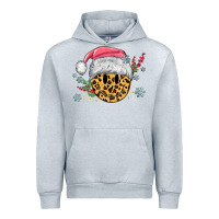 Heather Grey leopard smiley face Urban Hoodie - MaliasSmallBusiness