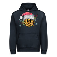 Navy leopard smiley face Urban Hoodie - MaliasSmallBusiness