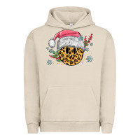 Pigment French Oak leopard smiley face Urban Hoodie - MaliasSmallBusiness