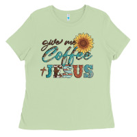 Matcha give me coffee and jesus Ladies Tee - Artiststas