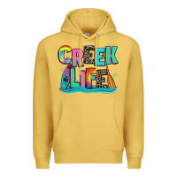 Antique Gold creek life kayaking Premium Hoodie - Zillion Design Studio