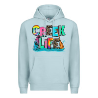 Blue Mist creek life kayaking Premium Hoodie - Zillion Design Studio