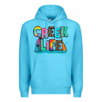 Ocean Blue creek life kayaking Premium Hoodie - Zillion Design Studio